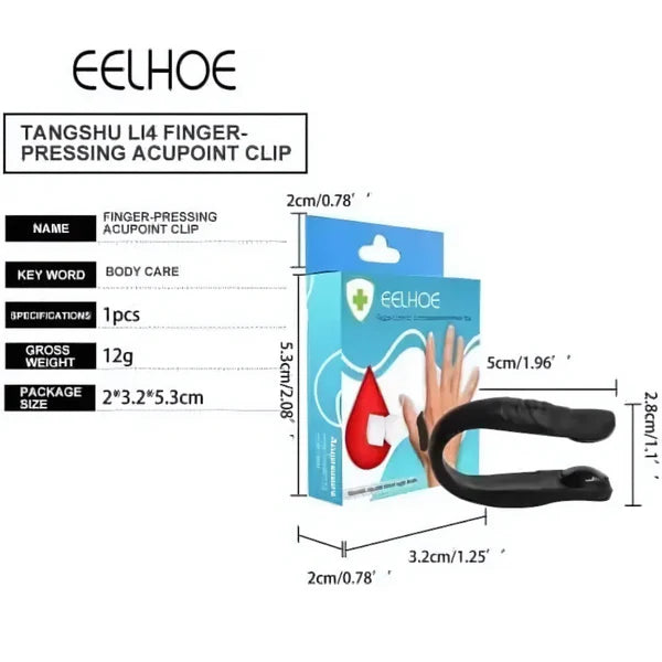 Portable Sugar Control Clip, Diabetes Relief Clip, Sugar Control Acupressure Point Clip