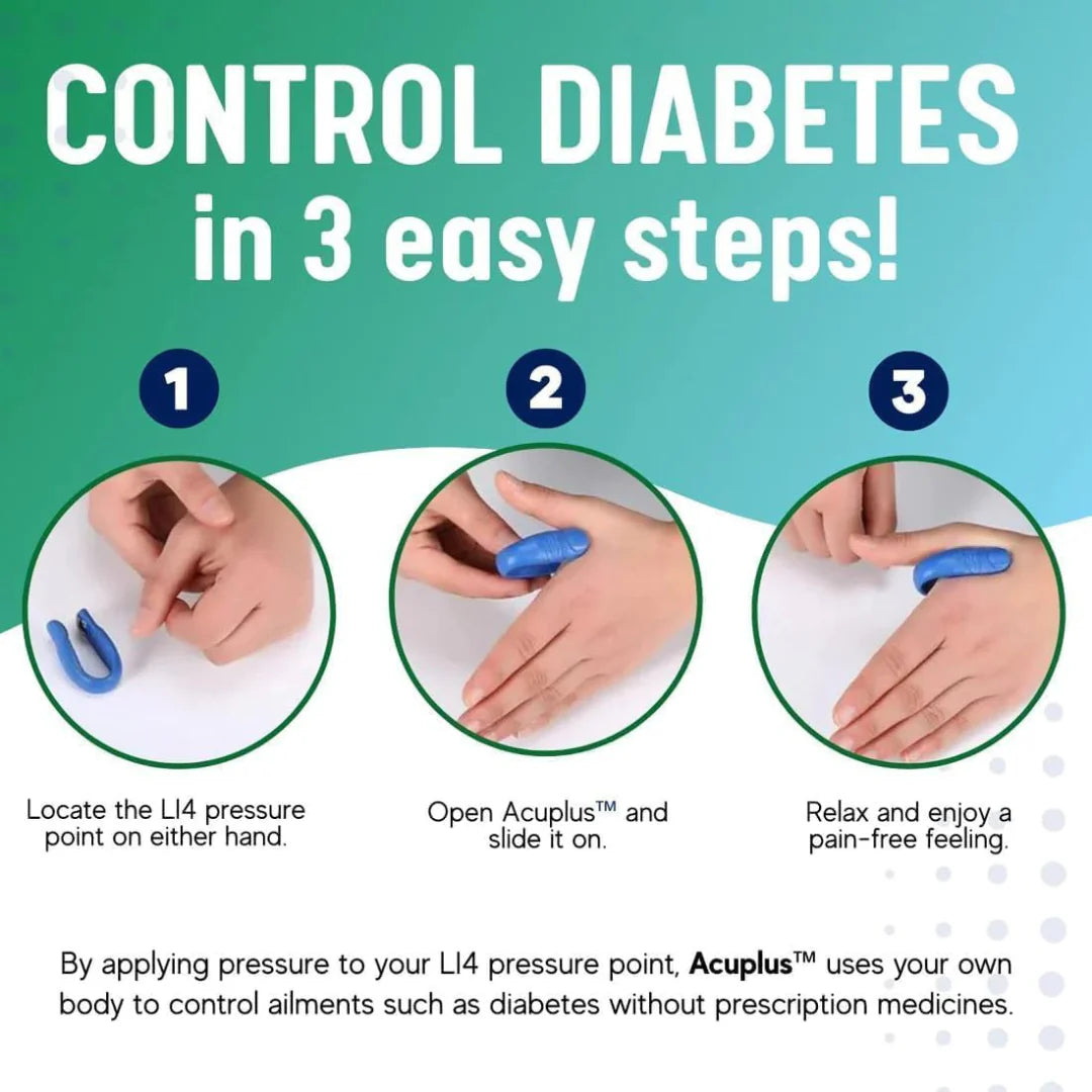Portable Sugar Control Clip, Diabetes Relief Clip, Sugar Control Acupressure Point Clip