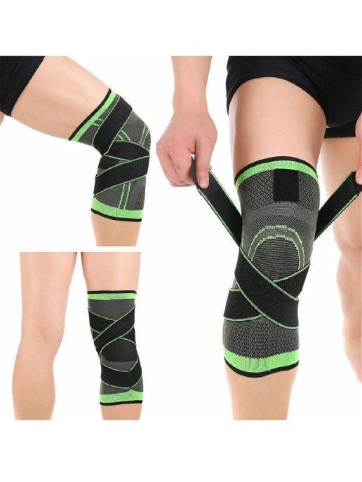Pair Of Scientific Knee Pads - Random color (Green , Orange or Black)
