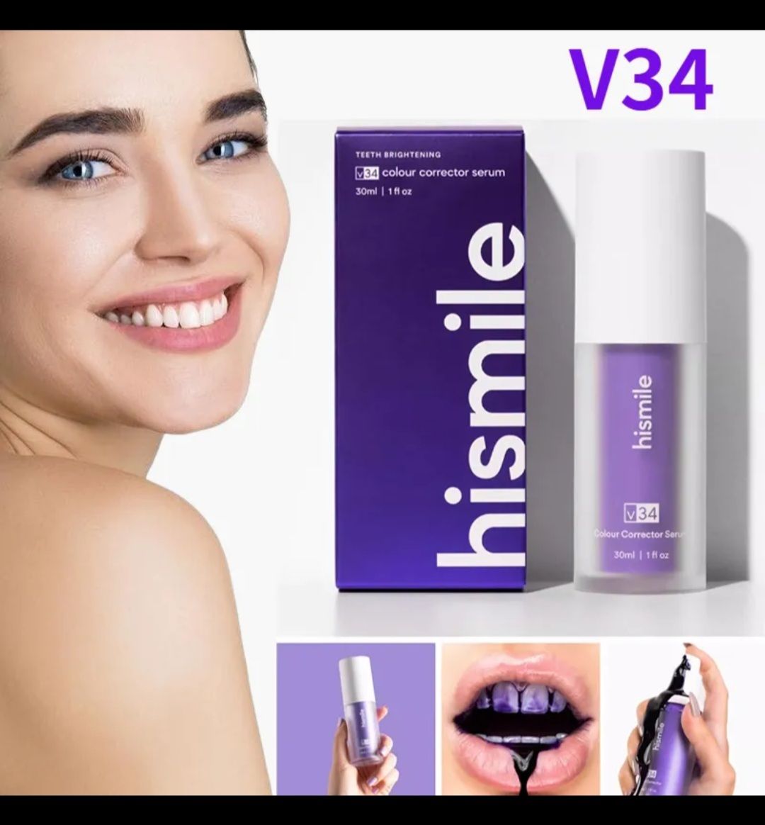 30ml V34 Purple Whitening Toothpaste Care For Teeth Gums