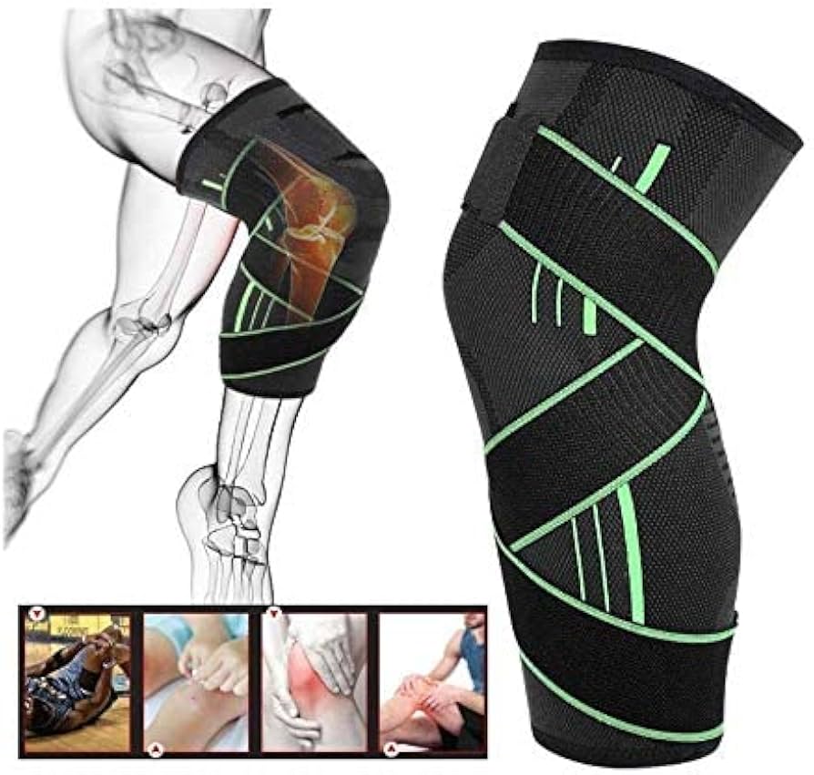 Pair Of Scientific Knee Pads - Random color (Green , Orange or Black)