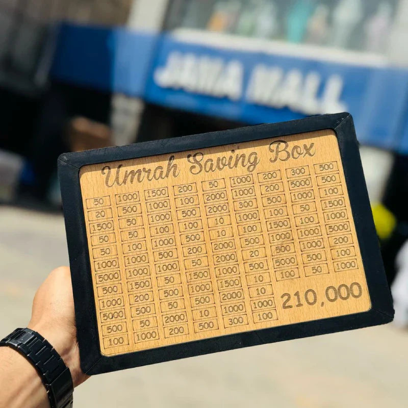 Umrah Saving Box Dark Brown