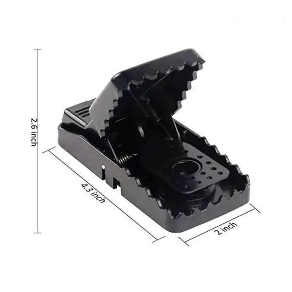Automatic Spring Reusable Black Rat Mice Mouse Trap
