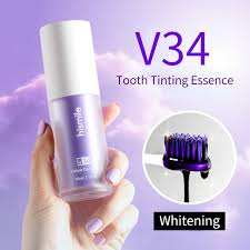 30ml V34 Purple Whitening Toothpaste Care For Teeth Gums
