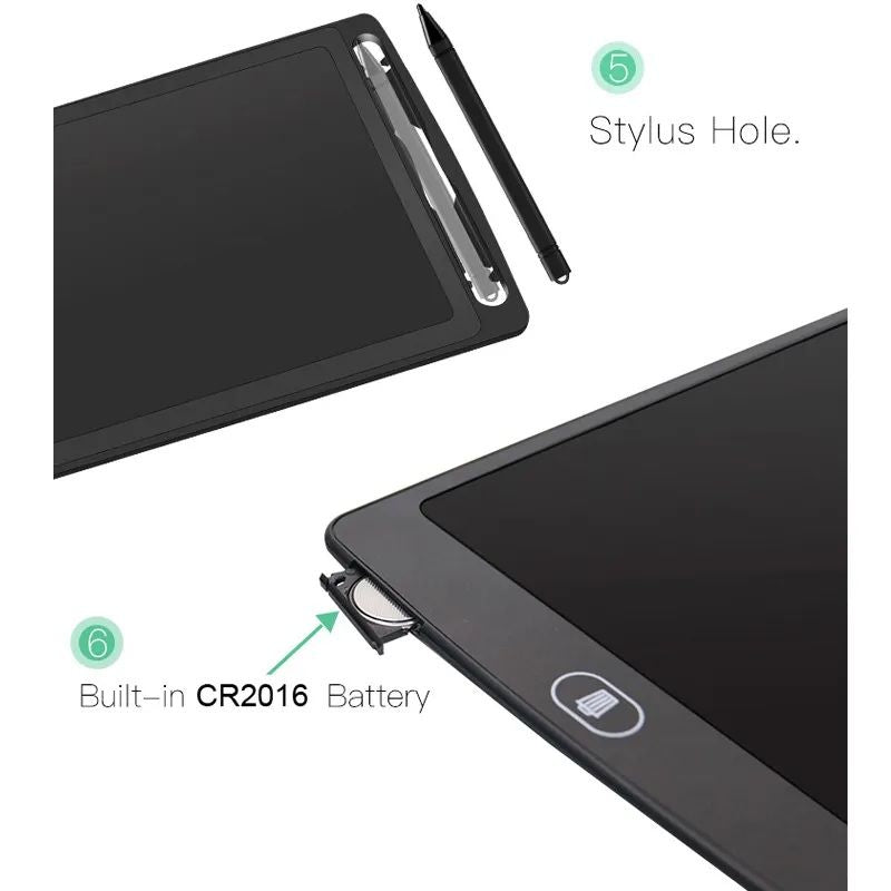 Single Color Writing Board Drawing Tablet LCD Writing Tablet Digital Graphics Tablet Educational Toys For Kids