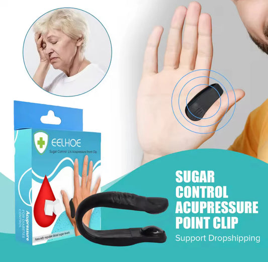 Portable Sugar Control Clip, Diabetes Relief Clip, Sugar Control Acupressure Point Clip